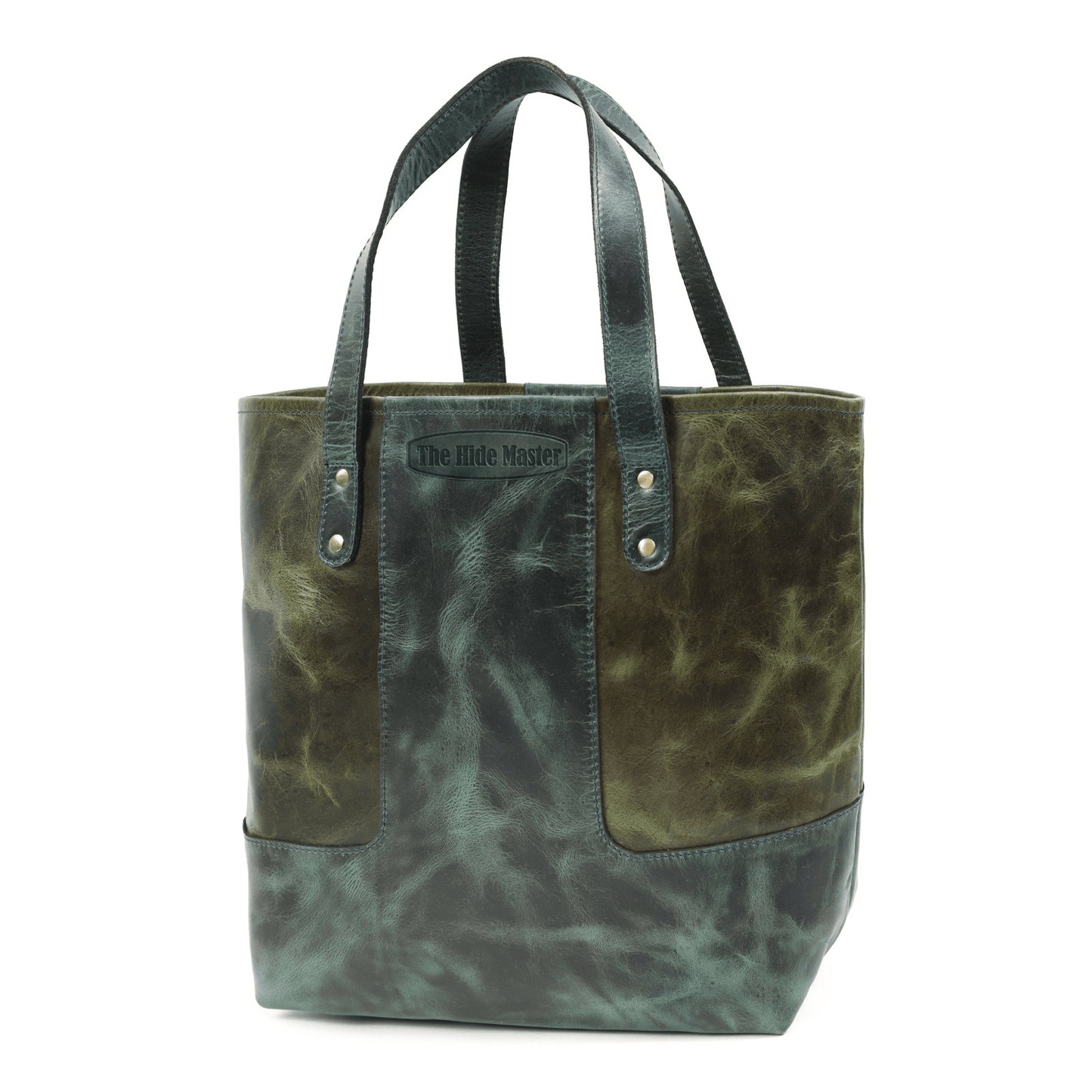 Verona Dual-Tone Leather Tote Bag