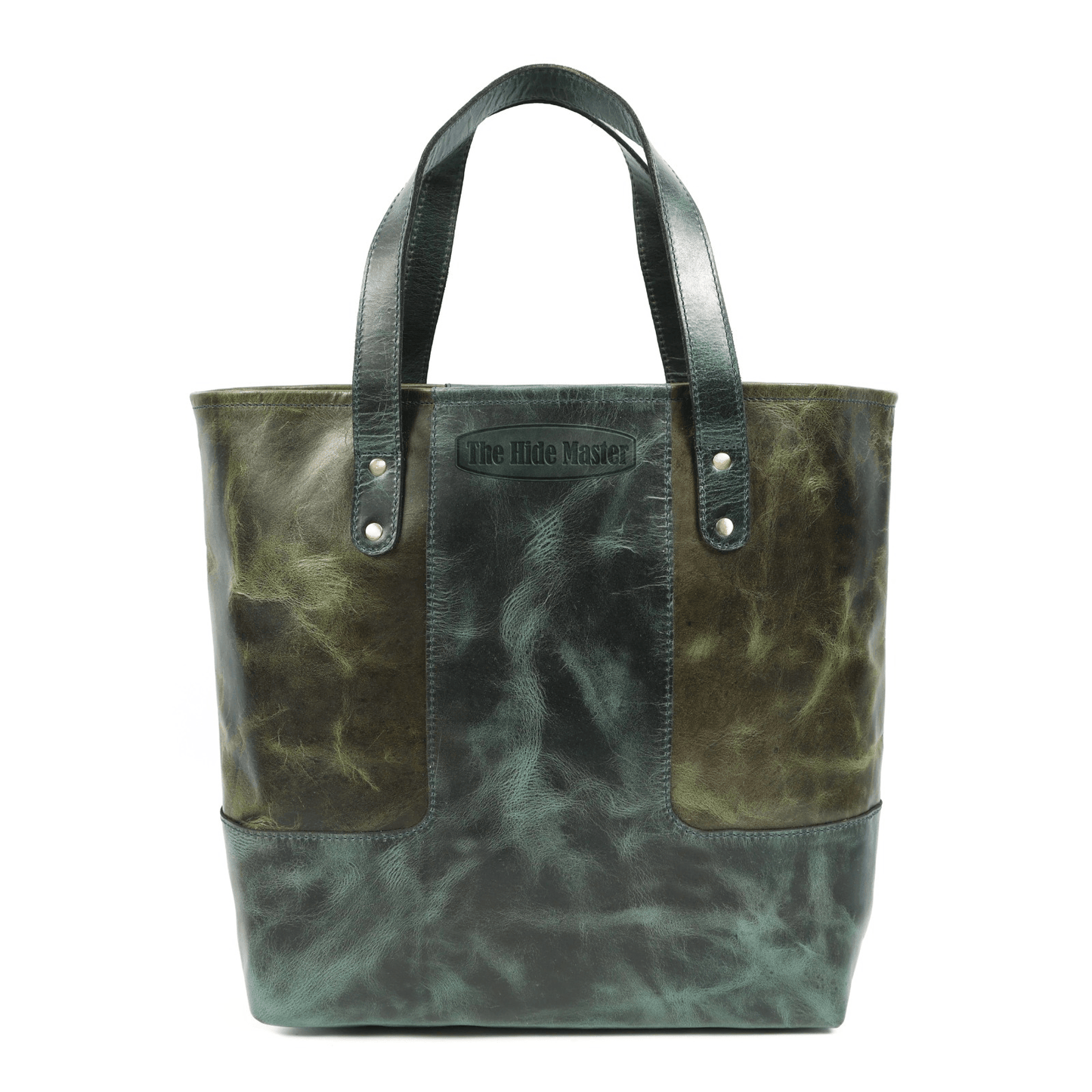 Verona Dual-Tone Leather Tote Bag