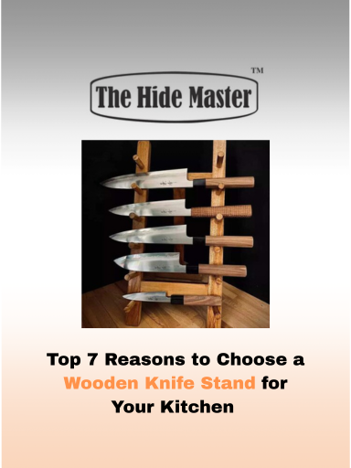 Wooden Knife Stand Banner