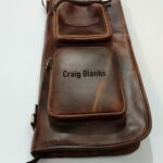 Drumstick Knife Bag with Craig engraved on it