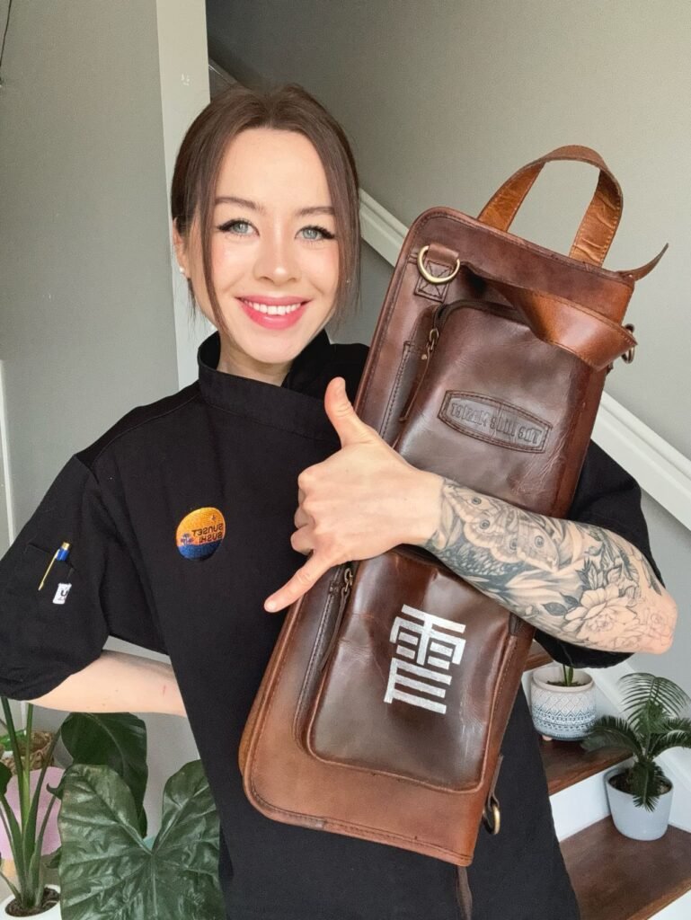 Chef with Drumstick Knife Bag