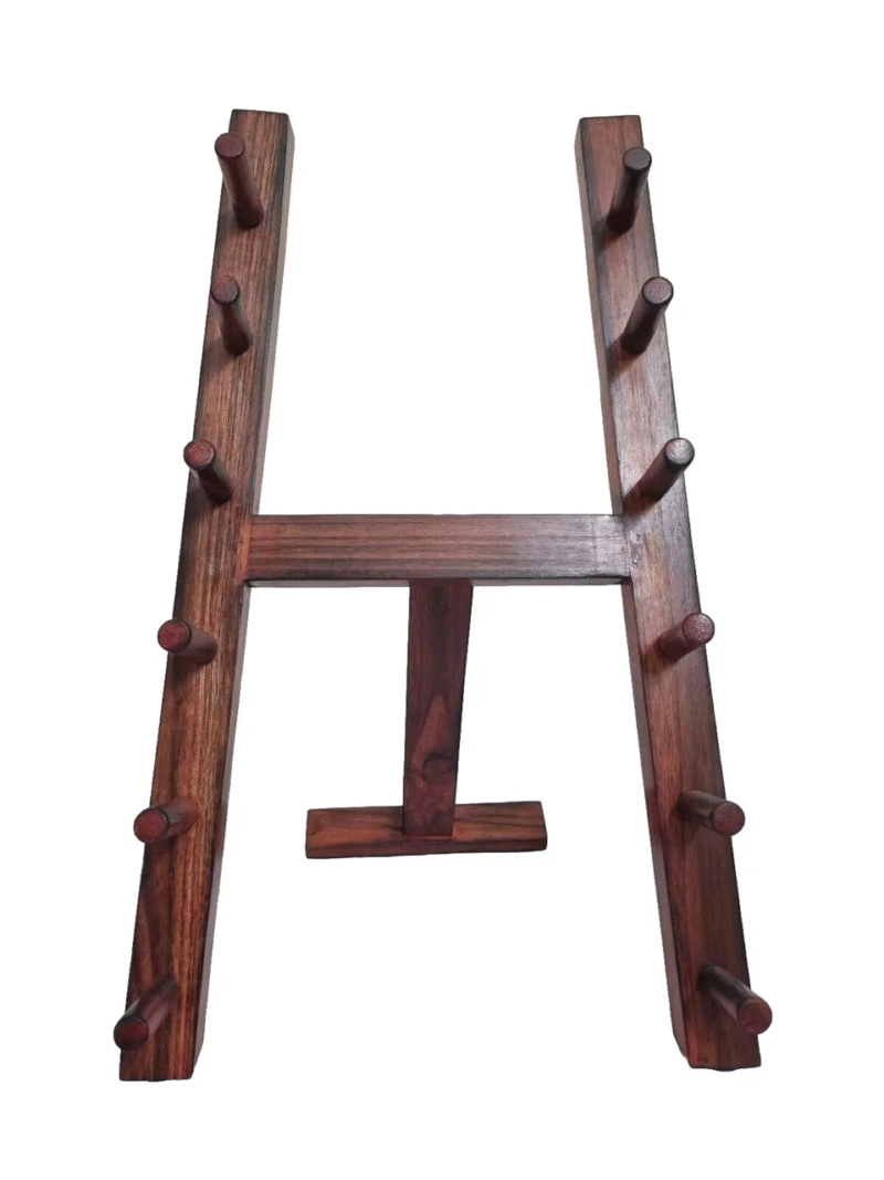 Japanese Style Wooden Knife Rack Stand Brown - Image 3